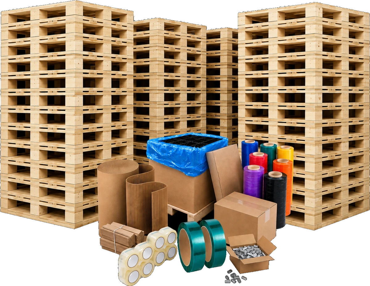 Tarimas de madera y artículos de empaque de Dúo Pack Industrial